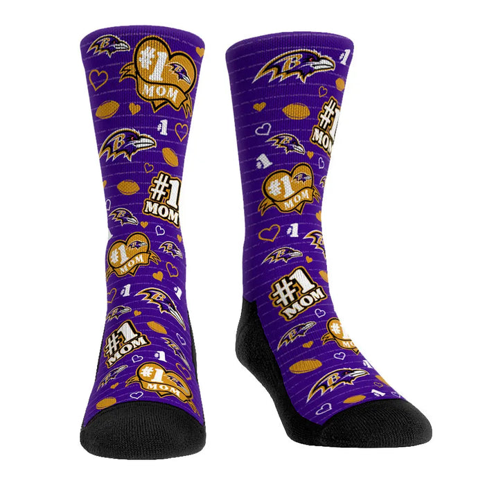 Baltimore Ravens - #1 Mom by Rock 'Em Socks
