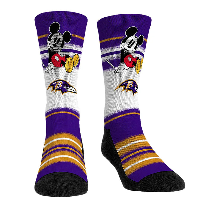 Baltimore Ravens - Disney - Sit Stripe by Rock 'Em Socks