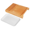 Bamboo Cutting Board with Sliding Draw Tray by DailySale