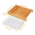 Bamboo Cutting Board with Sliding Draw Tray by DailySale