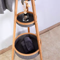 Bamboo Hanger with Storage Rack Living Room Bedroom by DailySale