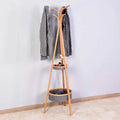 Bamboo Hanger with Storage Rack Living Room Bedroom by DailySale