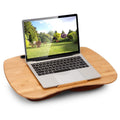 Bamboo Laptop Lap Desk with Pillow Cushion Stand Holder Table by DailySale