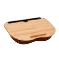 Bamboo Laptop Lap Desk with Pillow Cushion Stand Holder Table by DailySale