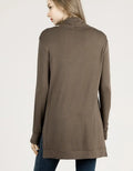 Bamboo Loose Fit Turtle Neck Top - Dk. Olive by Boutique 23