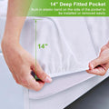 Bamboo Mattress Protector Hypoallergenic Waterproof Mattress Pad Cover by DailySale
