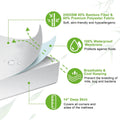 Bamboo Mattress Protector Hypoallergenic Waterproof Mattress Pad Cover by DailySale