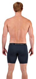 Men's 6" Inseam Bamboo Rayon Boxer Briefs - 4 Pack by Bamboo Sports