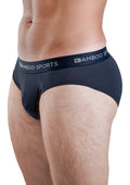 Men's Bamboo Rayon No Fly Briefs Available in all sizes & 3 Colors, 4 Pack by Bamboo Sports