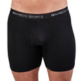 Men's 4" Inseam Bamboo Rayon Boxer Briefs - 4 Pack by Bamboo Sports