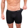 Men's 4" Inseam Bamboo Rayon Boxer Briefs - 4 Pack by Bamboo Sports