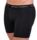 Men's 4" Inseam Bamboo Rayon Boxer Briefs - 4 Pack by Bamboo Sports