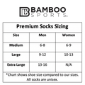 Premium Bamboo Rayon Quarter High Crew Socks by Bamboo Sports