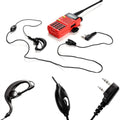 BAOFENG UV-5R5 Red Walkie Talkies by DailySale