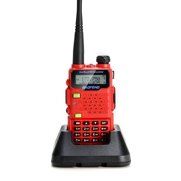BAOFENG UV-5R5 Red Walkie Talkies by DailySale