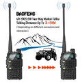 BAOFENG UV-5R5 VHF/UHF Dual Band Two Way Ham Radio Transceiver Walkie Talkie by DailySale