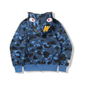 Camouflage Thin Hooded Zipper Jacket Shark Jacket by DailySale
