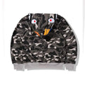 Camouflage Thin Hooded Zipper Jacket Shark Jacket by DailySale