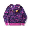 Camouflage Thin Hooded Zipper Jacket Shark Jacket by DailySale
