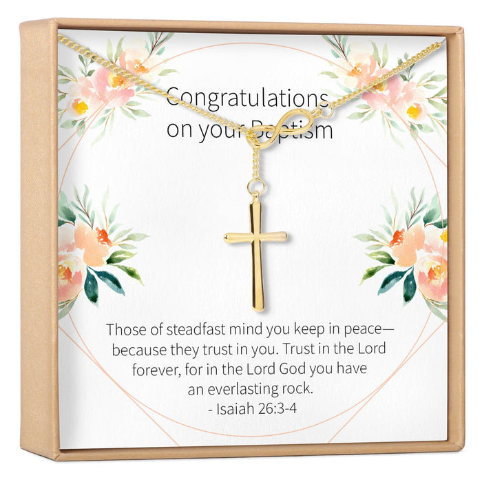Baptism Cross Necklace by Dear Ava