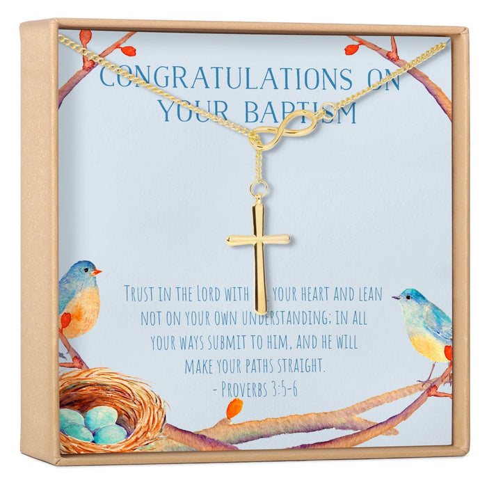 Baptism Cross Necklace by Dear Ava