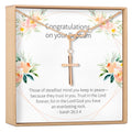 Baptism Cross Necklace by Dear Ava