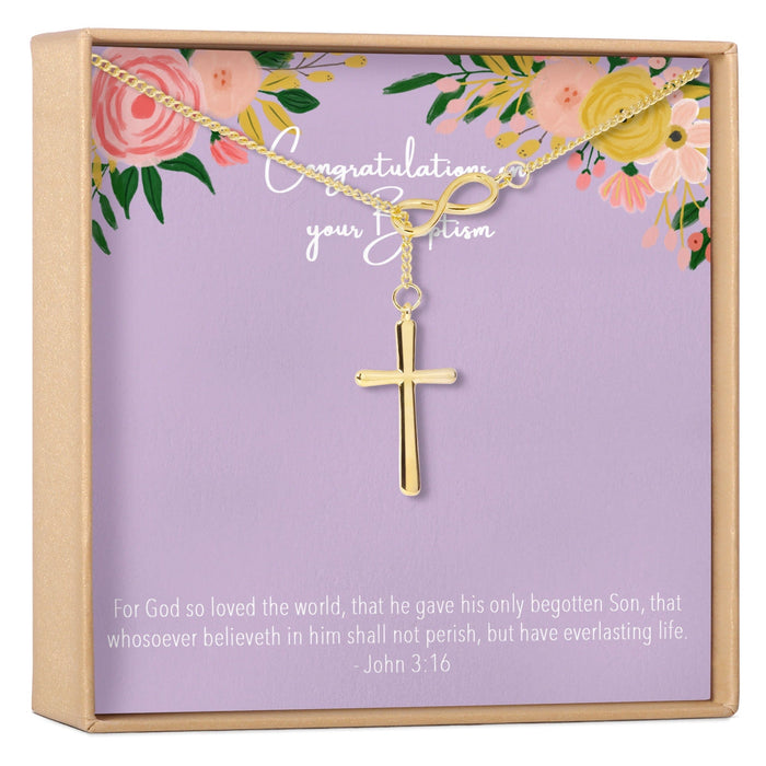 Baptism Cross Necklace by Dear Ava