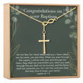 Baptism Cross Necklace by Dear Ava