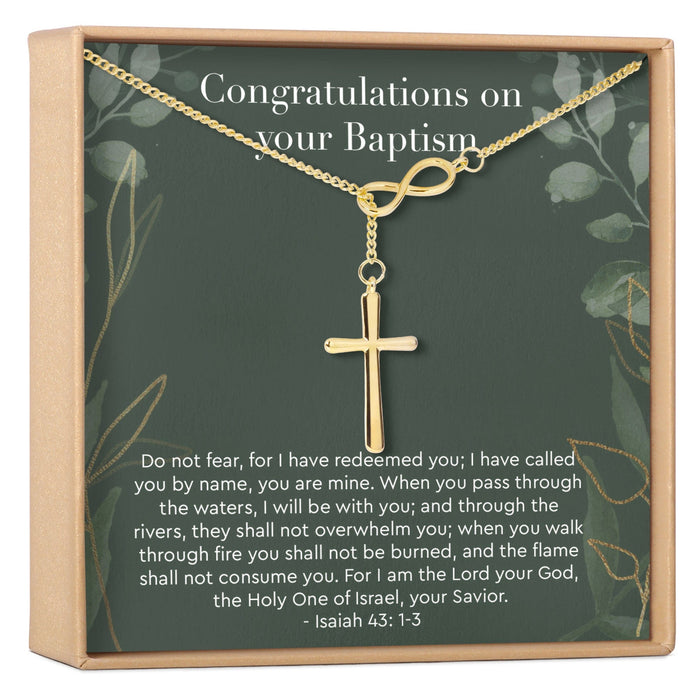 Baptism Cross Necklace by Dear Ava