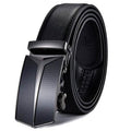 Barbados Men's Solid Buckle Leather Belt with Automatic Ratchet by DailySale
