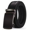 Barbados Men's Solid Buckle Leather Belt with Automatic Ratchet by DailySale