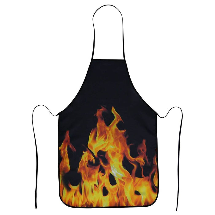 Barbecue Apron with Flame Design by DailySale