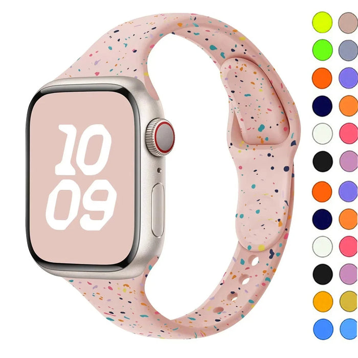 Slim Silicon Apple Watch Band-Strap by Arleathercraft