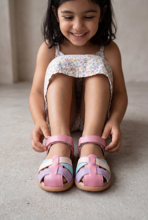 Barefoot Sandals – Comfortable Closed-Toe Sandals for Kids | Taffy by ozznekshoes