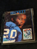 Barry Sanders autographed beckett magazine with coa by Price Is Right Miami