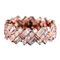 Barzel 18K Gold Plated Ring Made with Swarovski Crystal by DailySale