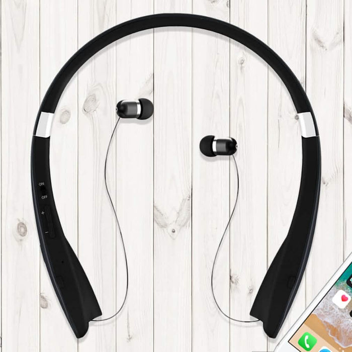 Kocaso Foldable Wireless Neckband Sweatproof Headset by DailySale