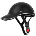 Baseball Cap Anti-UV Cycling Motorcycle Hat Leather Helmet by DailySale