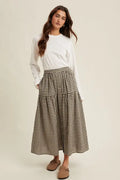 Basic Long Sleeve Tee With Raw Edge Detail by Boutique 23