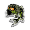 Bass Mullet Hard Hat Decal