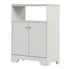 Bathroom Storage Cabinet with Two Doors and Adjustable Shelves