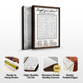 Bathroom Word Search Sign by Tailored Canvases