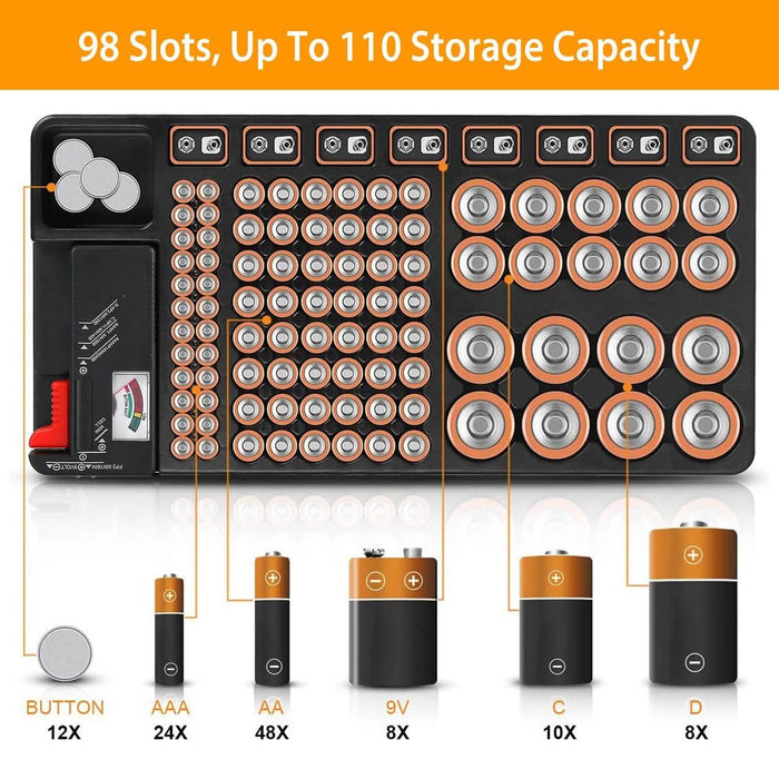 Battery Organizer Storage Case by DailySale