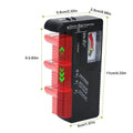 Battery Tester Checker Universal For AA AAA C D 9V 1.5V Button Cell Battery by DailySale