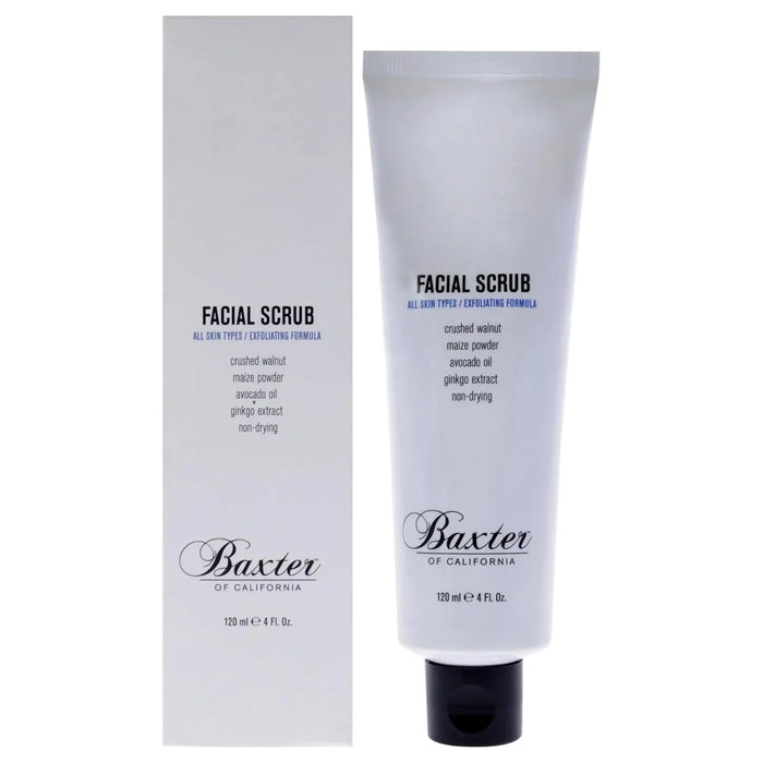 Baxter of California Exfoliating Facial Scrub for Men | Non-Drying with Walnut and Avocado Oil | All Skin Types | 4 Fl by Price Is Right Miami
