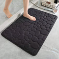Ultra-Soft Memory Foam Bath Mat – Non-Slip, Absorbent (Gray Hexagon) by DailySale