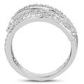 0.83 Carat Genuine White Diamond .925 Sterling Silver Ring by Bids.com