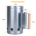 BBQ Charcoal Chimney Can Grill Lighter by DailySale