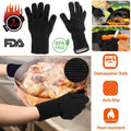 BBQ Gloves 1472¬∞F Heat Resistant Grill Gloves Anti-slip by DailySale