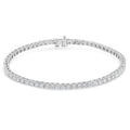 IGI Certified 5.0 Cttw Cut Diamond 14K White Gold Classic 7â€ Tennis Bracelet (H-I Color, I1-I2 Clarity) by Bids.com
